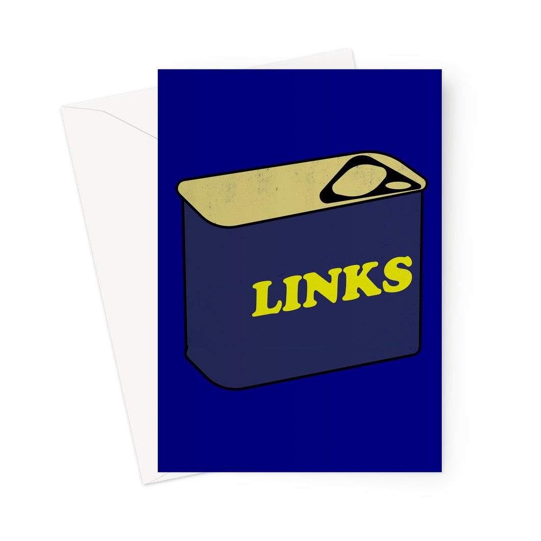 Spam Links in a Can Greeting Card