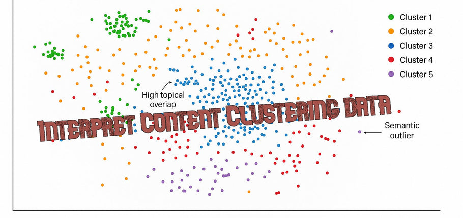 How to Interpret the Content Clustering Visualisation in Screaming Frog