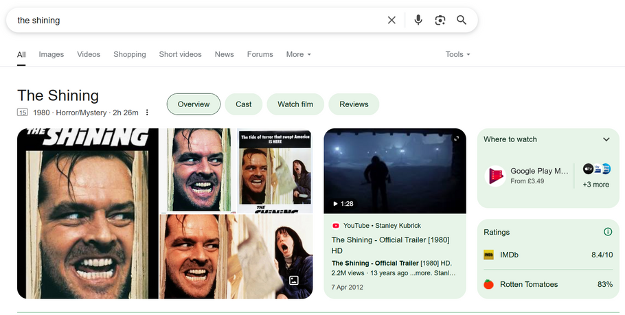 What Stephen King has taught me about Google’s Knowledge Graph
