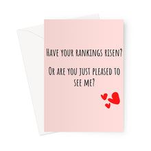 Load image into Gallery viewer, Just Pleased to See Me Valentine&#39;s Day Card Greeting Card

