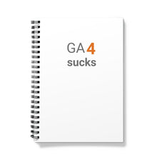 Load image into Gallery viewer, GA4 Sucks Notebook
