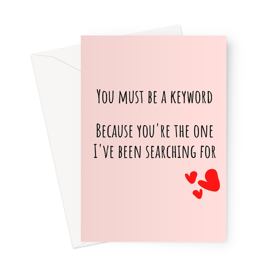 Keyword Valentine's Day Card Greeting Card