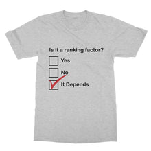 Load image into Gallery viewer, &quot;Is it a ranking factor?&quot; Unisex T-Shirt
